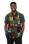 Chemise wax africaine